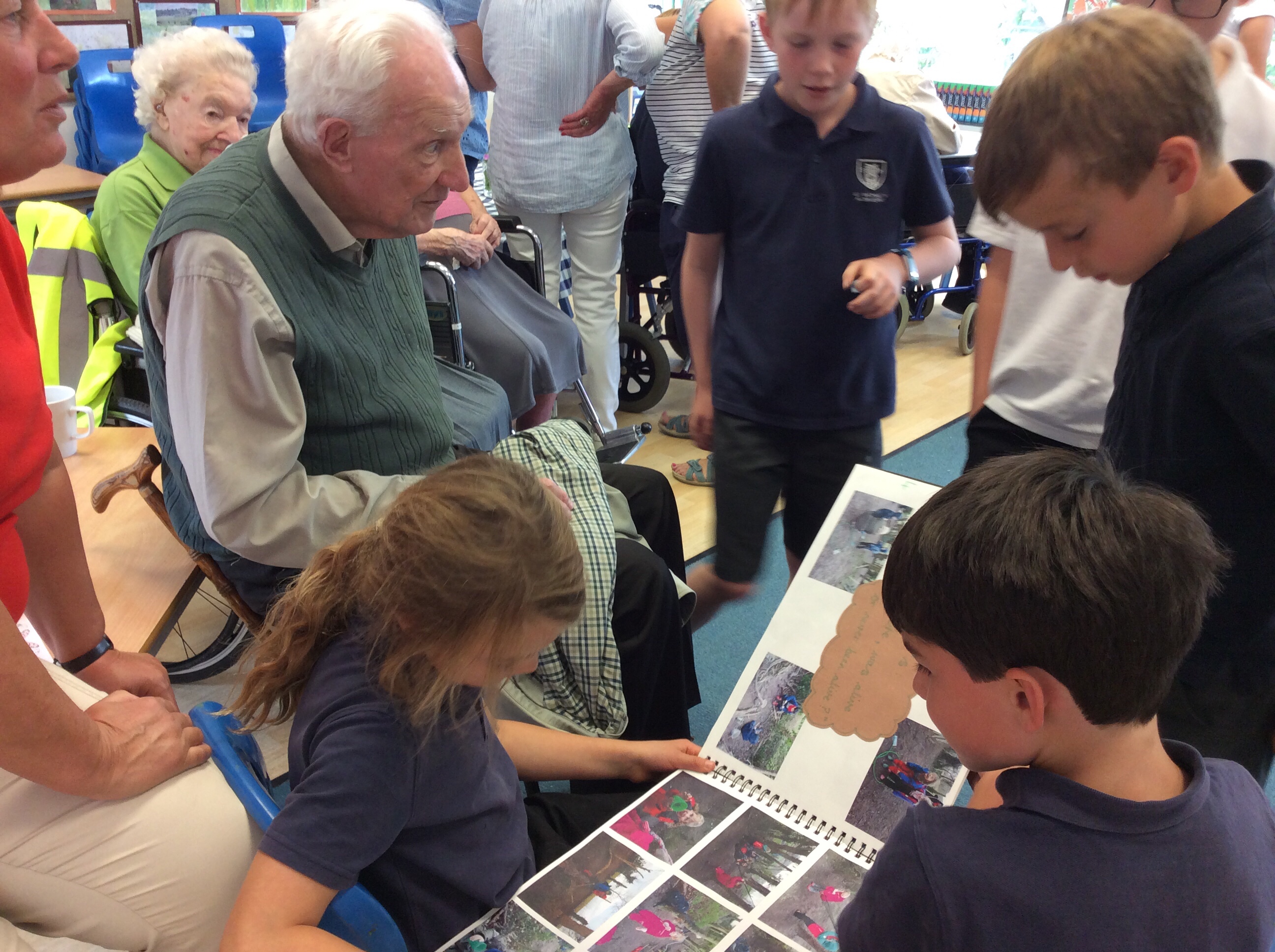 Aldbourne Nursing Home visits St. Michael’s St Michael’s School Aldbourne