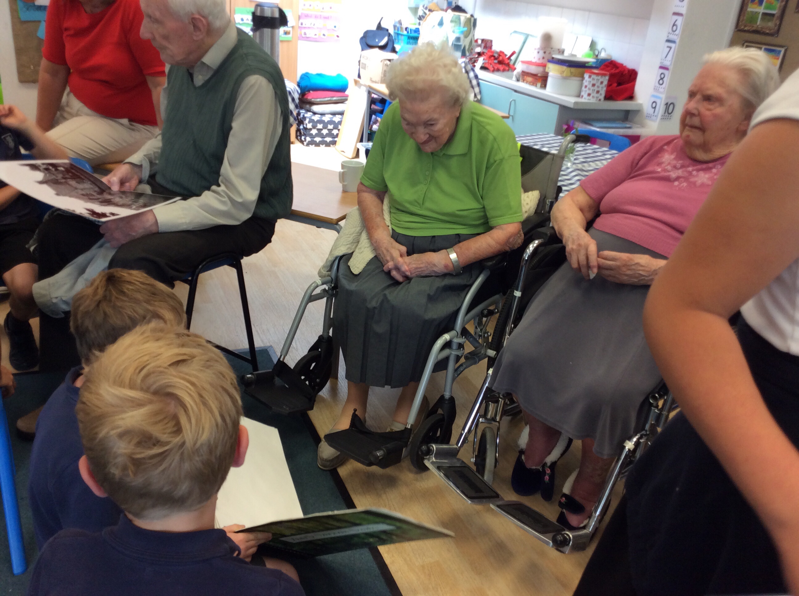 Aldbourne Nursing Home visits St. Michael’s St Michael’s School Aldbourne
