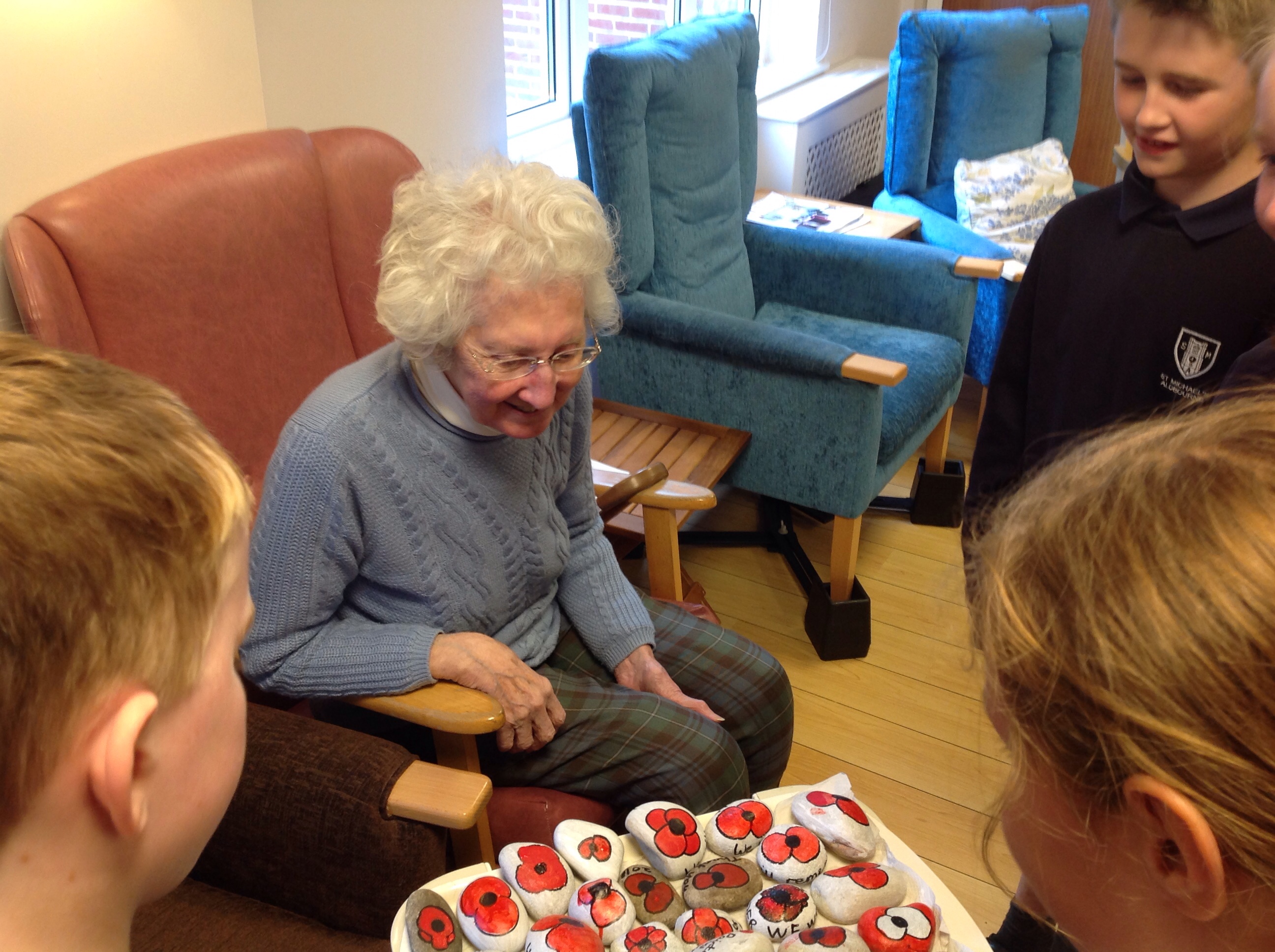 Year 6 visit Aldbourne Nursing Home St. Michael’s School Aldbourne