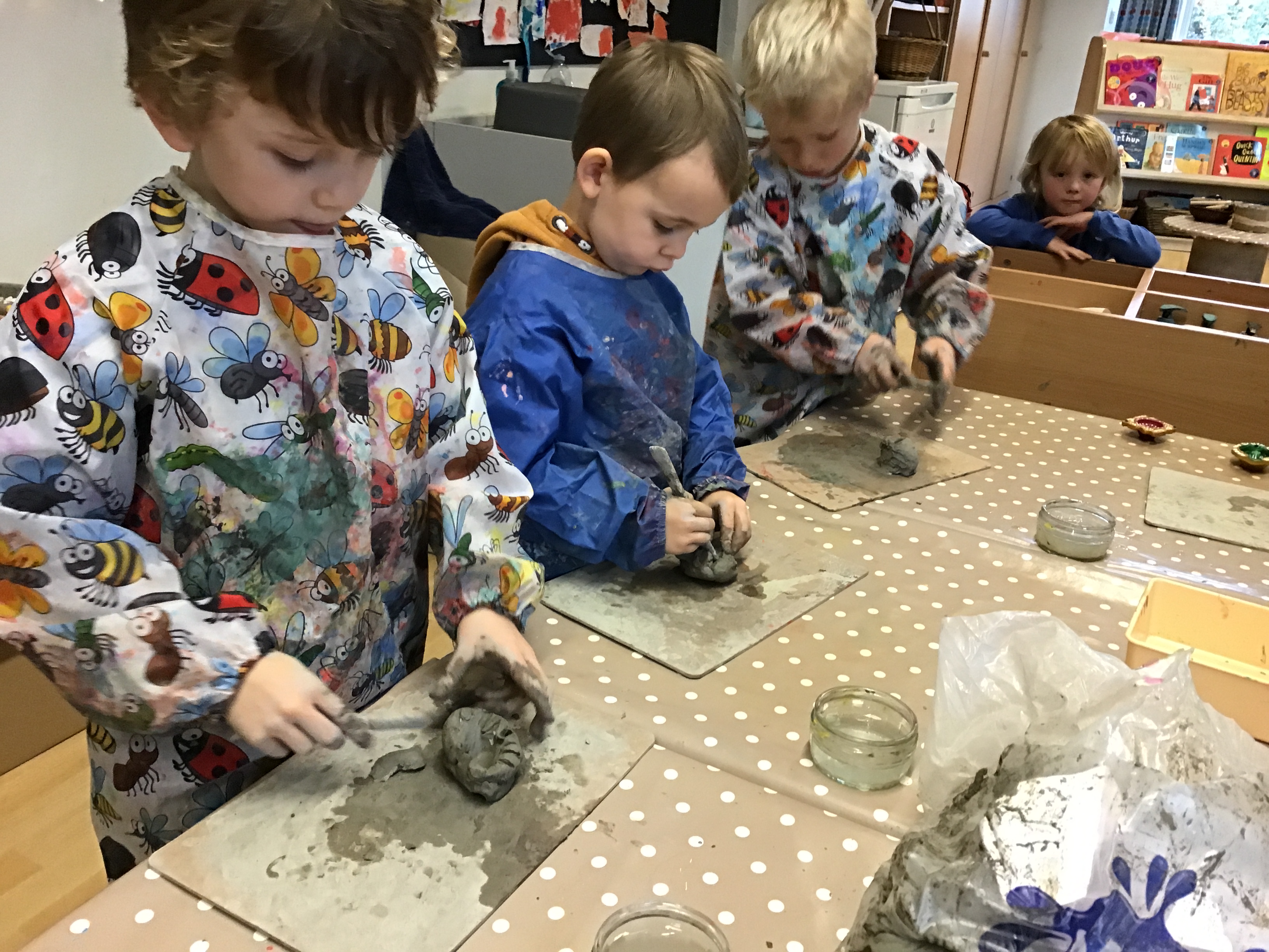 Clay fun in Acorn!